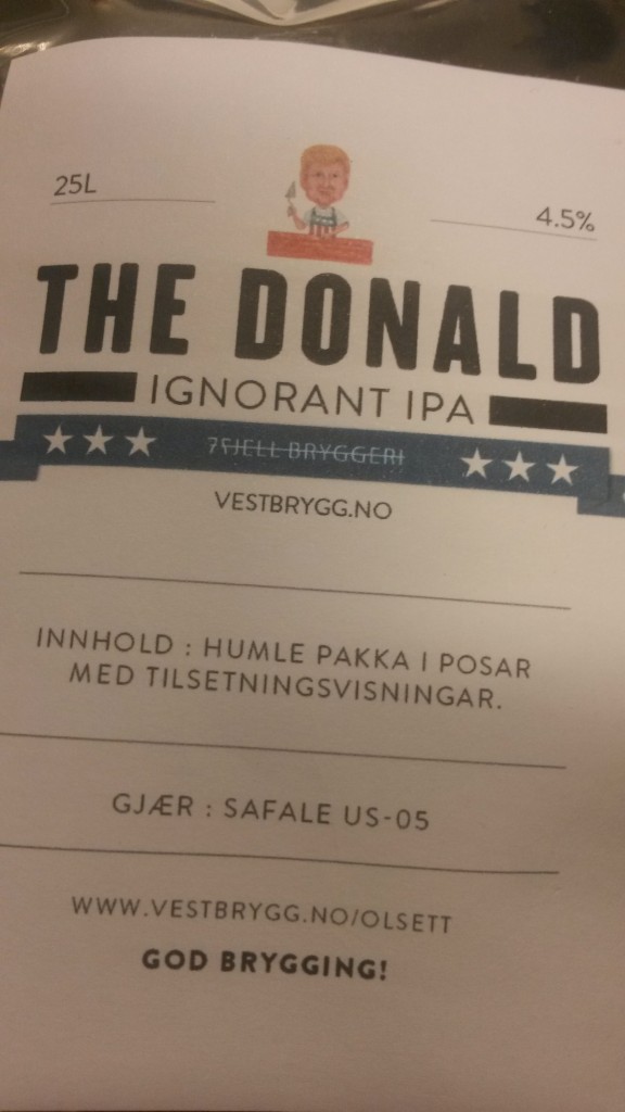 7Fjell "The Donald - Ignorant IPA"